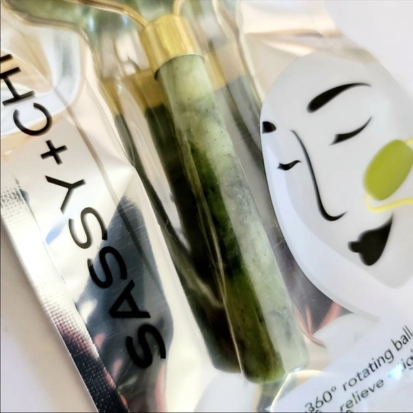 NEW Jade Facial Rollers 360° Rotating Ball SEALED - Picture 4 of 8